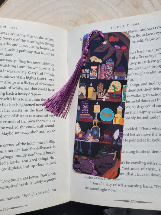 Witches bookcase bookmark