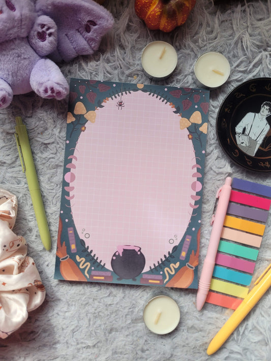 Witches in training A5 notepad/memo pad